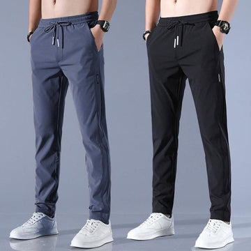 2 Pcs Combo of Men's NS Lycra Track Pants Get 1+1 Free.